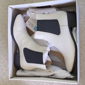 White Ankle Boots